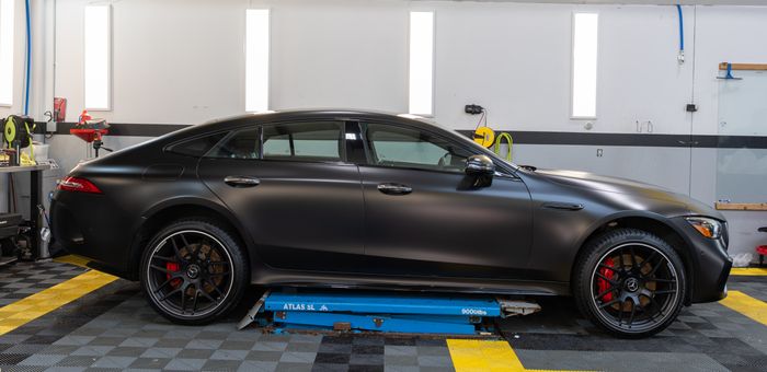 The GT 63 in satin after stealth film